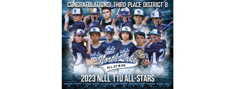 2023 11U Baseball All-Stars