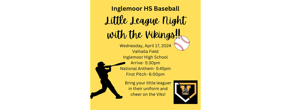 Little League Night with the Vikings