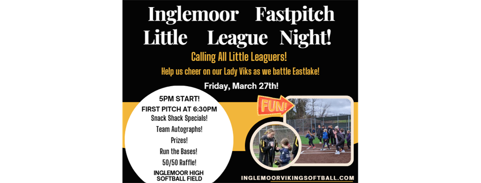 IHS Fastpitch Little League Night